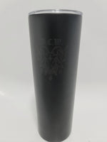 stealth dark black metal black coffee hot / cold brew iced coffee aluminium travel mug