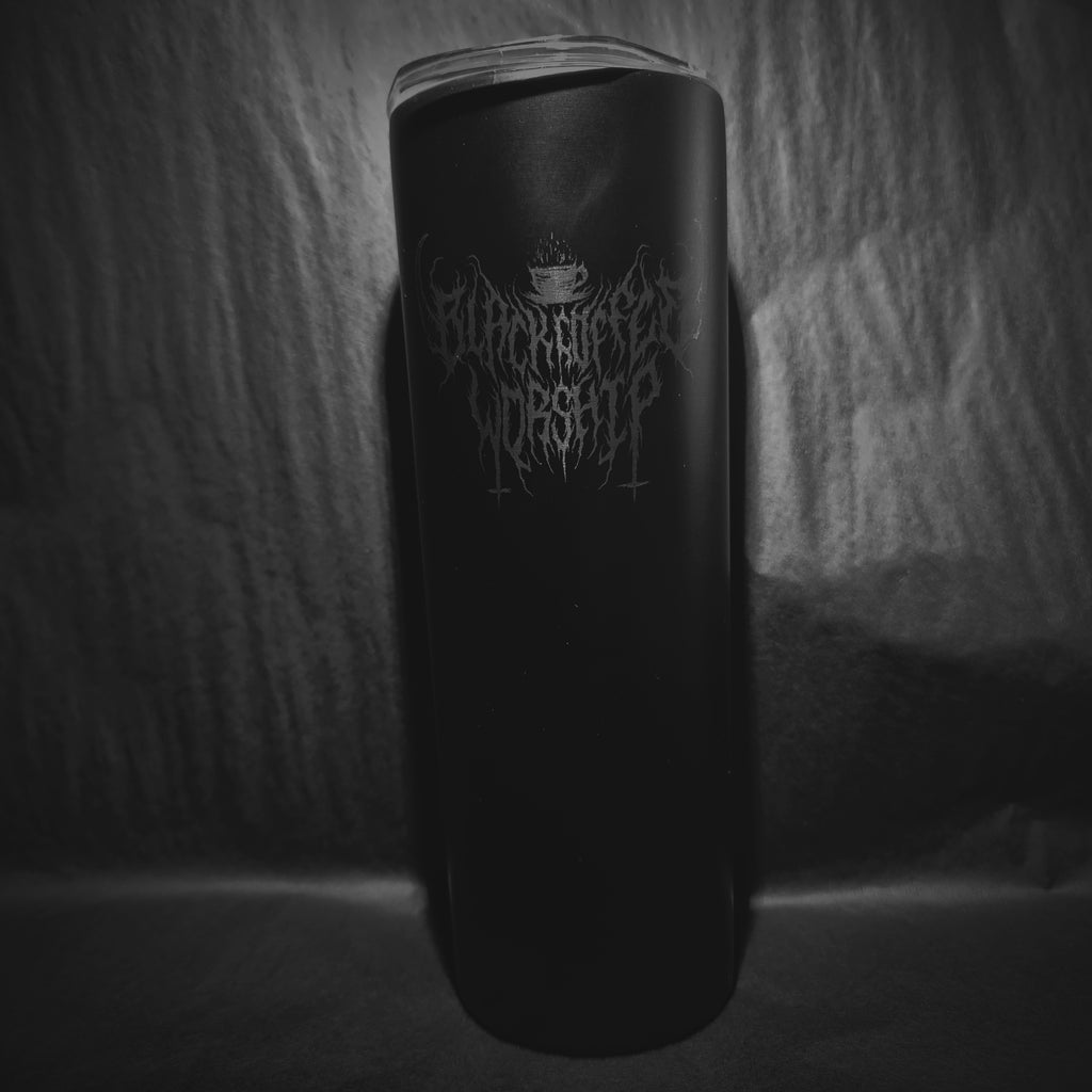 stealth dark black metal black coffee hot / cold brew iced coffee aluminium travel mug