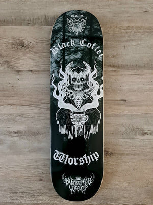 the black coffee worship reaper deck (popsicle shape)