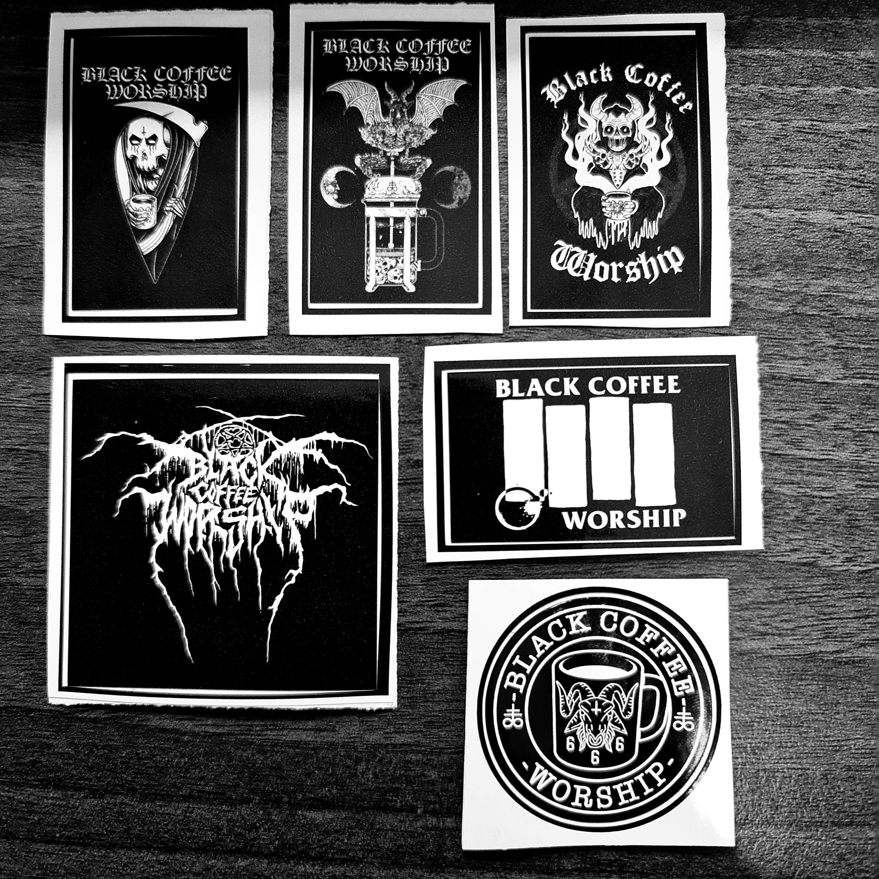 the unholy bcw x6 sticker pack bundle