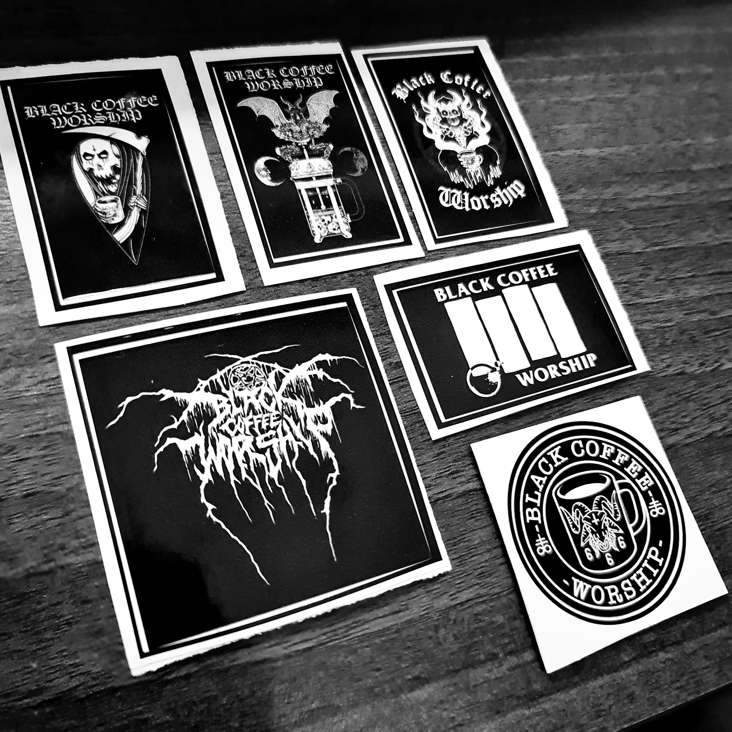 the unholy bcw x6 sticker pack bundle