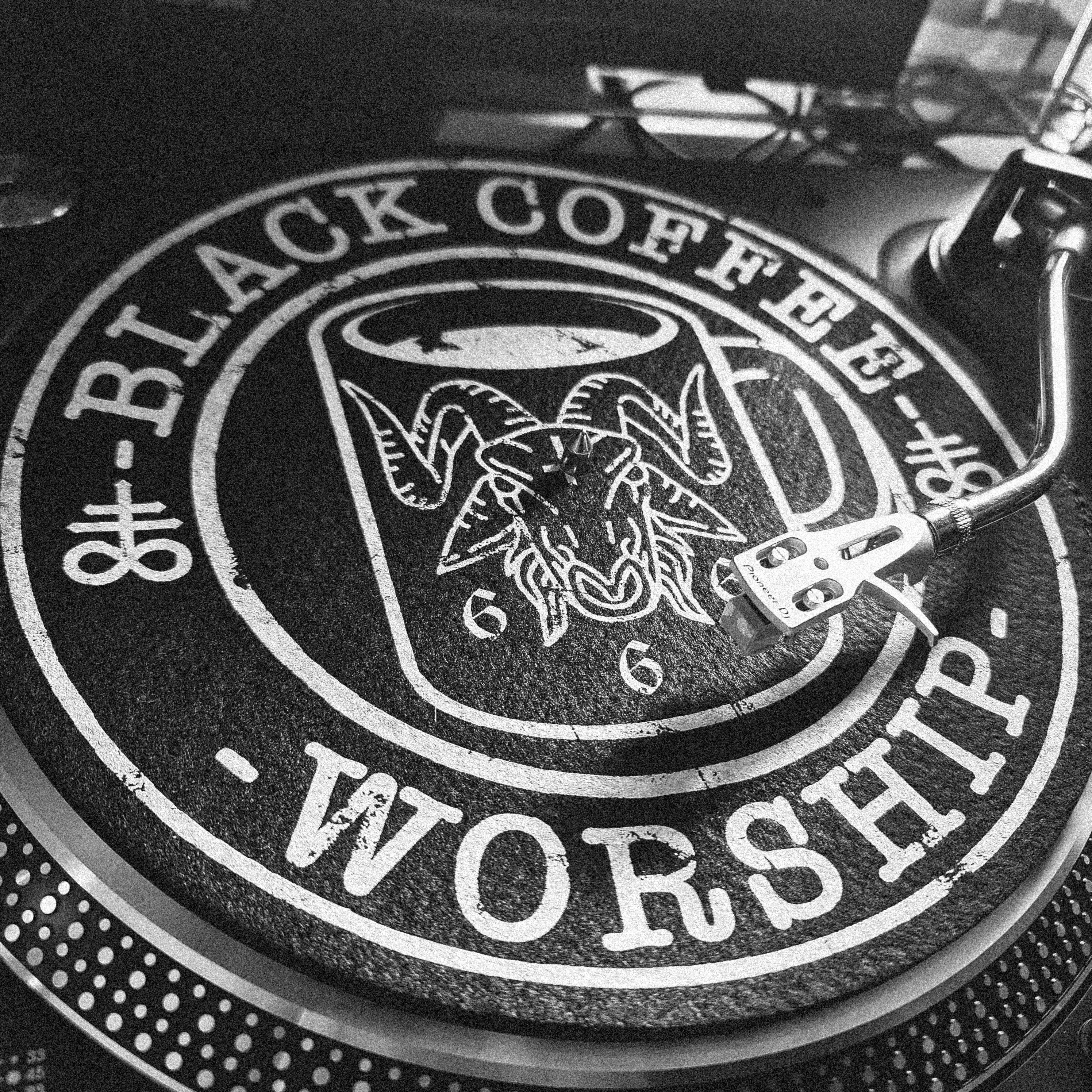 12" bcw turn table slip mat records and black coffee