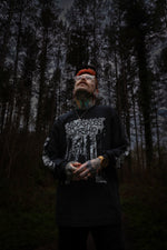 mörka skogar - black cross worship long sleeve tee