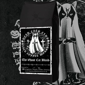 the ghost cat blend (dead cats club X black coffee worship collab)