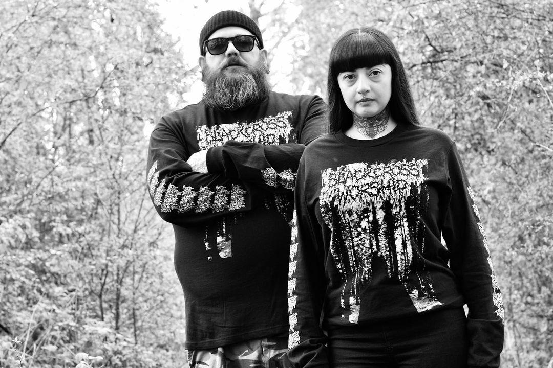 mörka skogar - black cross worship long sleeve tee