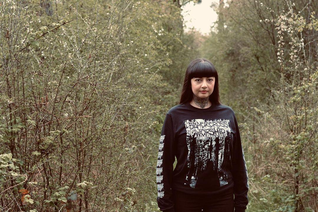 mörka skogar - black cross worship long sleeve tee