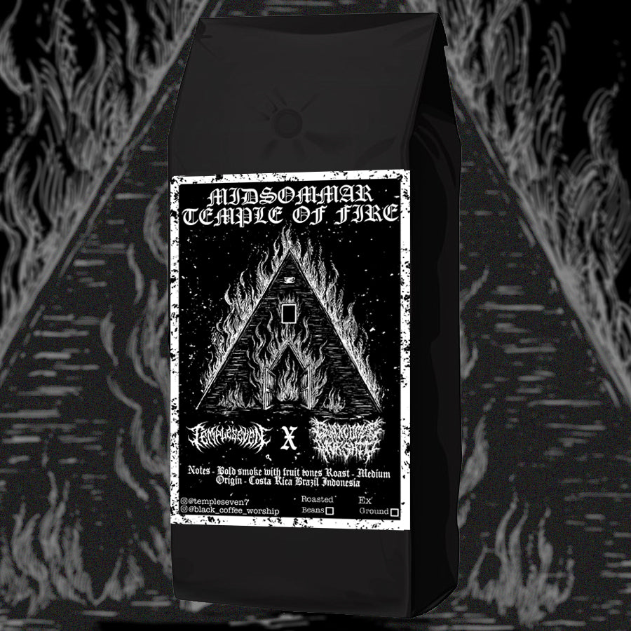 Midsommar temple of fire coffee (templeseven X bcw collab)