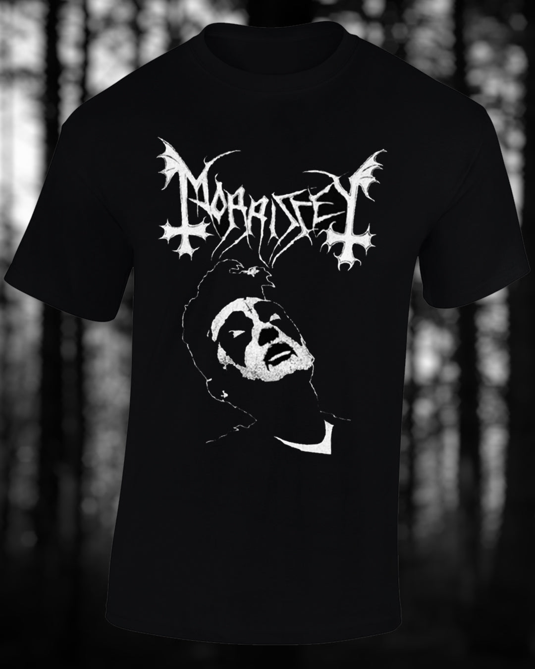 mozza morrissey trve kvlt boots ptrint t-shirt