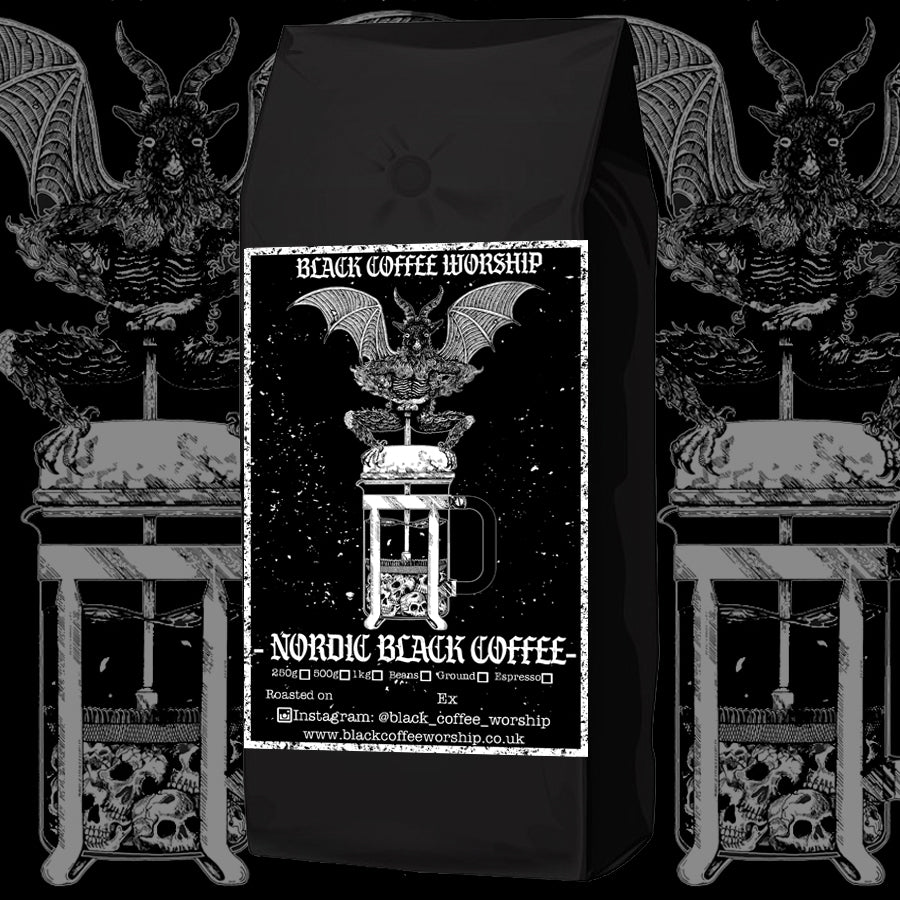 nordic black coffee (single origin) natural - hand picked & sun-dried
