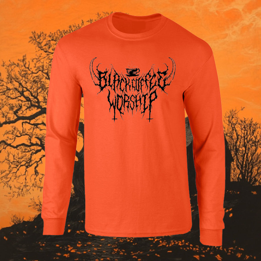 unholy pumpkin orange long sleeve t-shirt