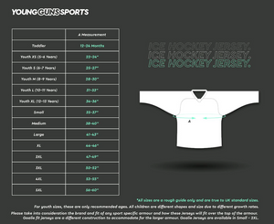 black Ice Time  BCW Hockey Jersey *dropship item*