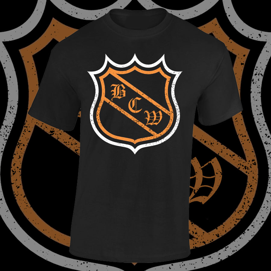 bcw x nhl knuckle puck time t-shirt