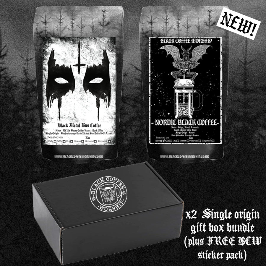 gift box bundle new black coffee worship x2 250g single origin box