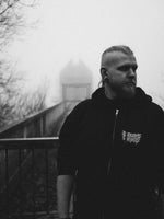 brewtal black coffee worship print zip hoodie