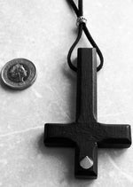 BCW Inverted Wooden Cross Pendant