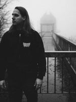 brewtal black coffee worship print zip hoodie