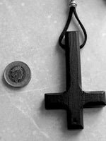 BCW Inverted Wooden Cross Pendant
