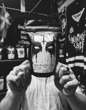 black metal hus blend (single origin bcw house blend) free bcw sticker pack*