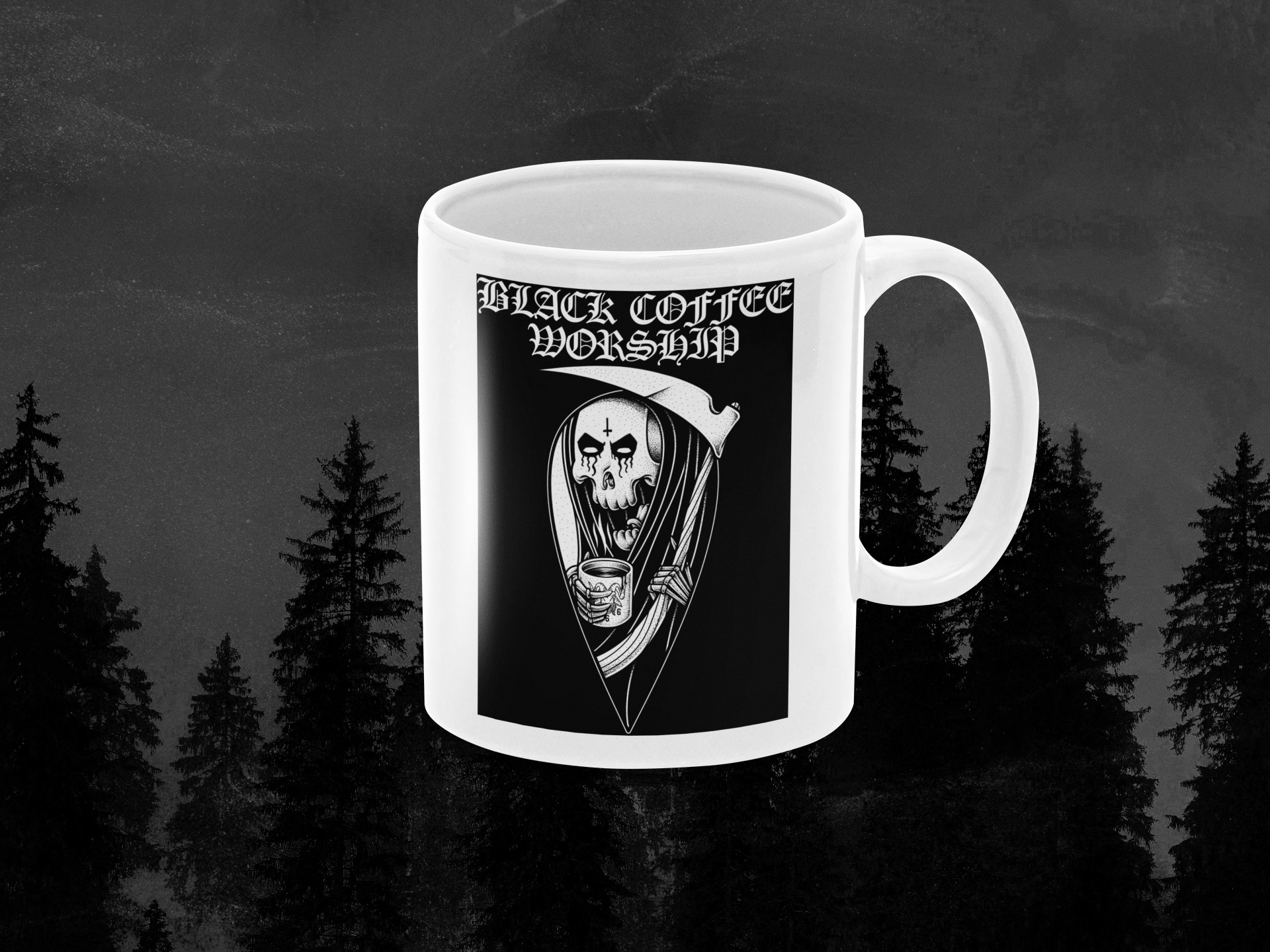 skully reaper mug