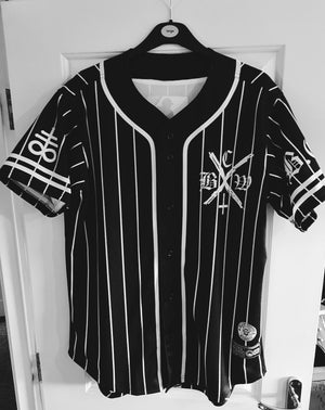 black coney island bcw furies warriors baseball jersey