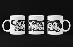 The black metal moomins Fika Coffee Mug!