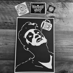 Mozza - A4 Print + x3 Sticker Pack