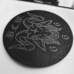 .b.c.w. 666 slate coasters