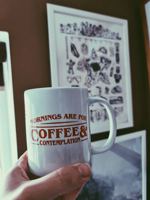 BCW THINGS "Mornings are for Coffee & Contemplation" Mug