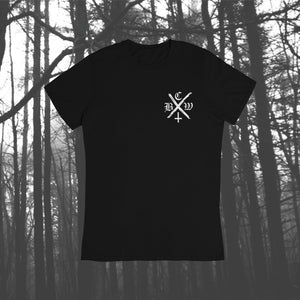 The bcw hXc chest pocket print black tee