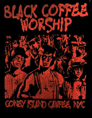 bcw Warriors Coney Island Cawfee T-Shirt (9/11 Tuesday's Children)