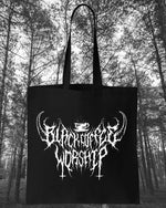 UNHOLY Death Metal Print Black Tote Bag