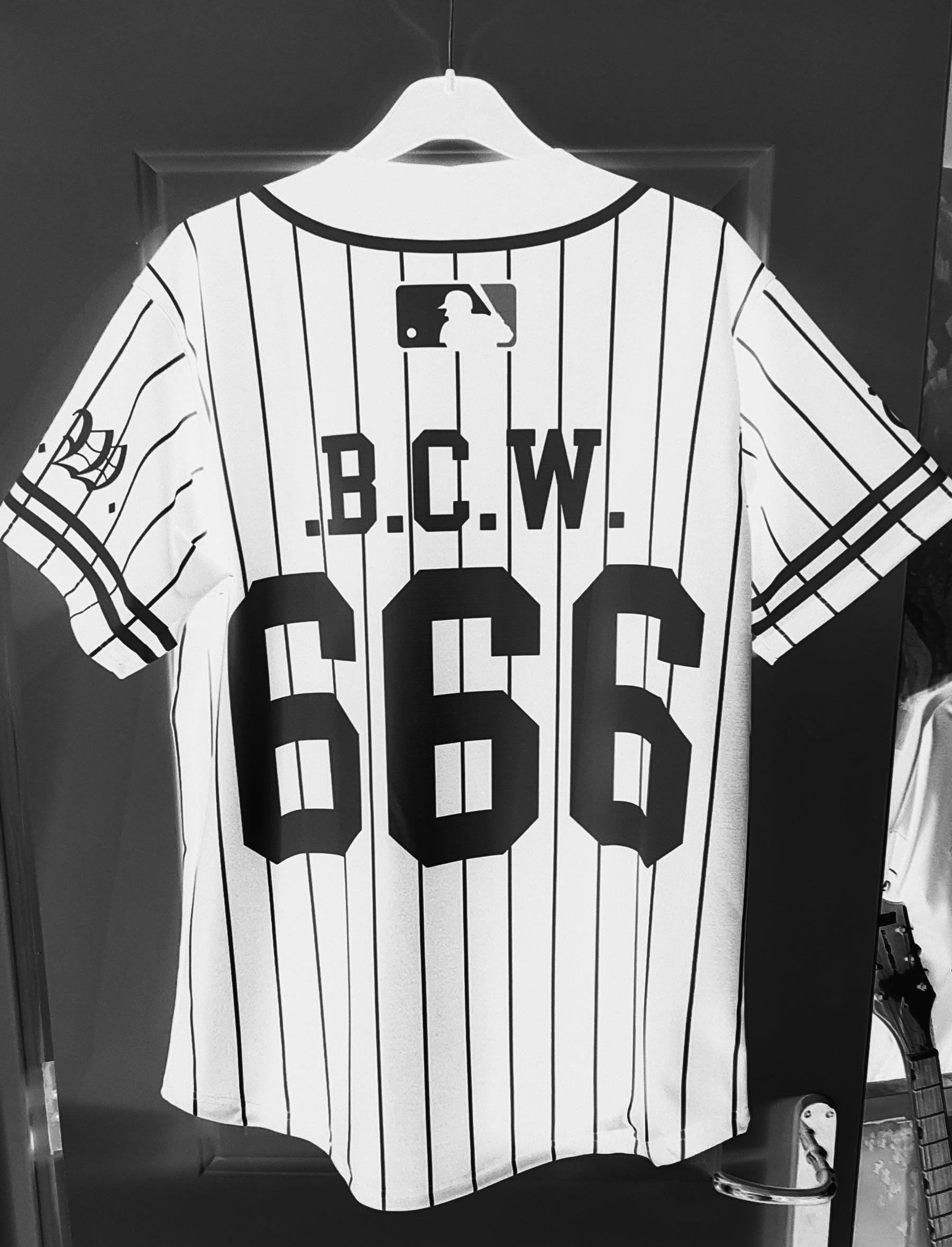 white coney island bcw furies warriors baseball jersey