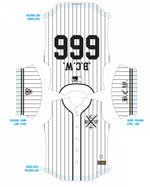 white coney island bcw furies warriors baseball jersey