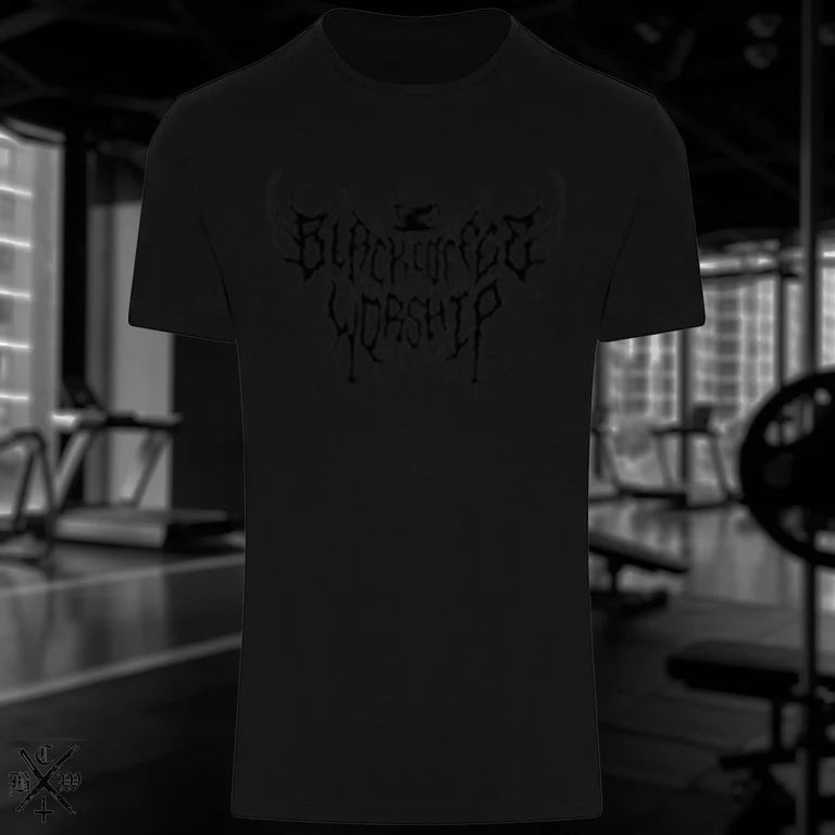 stealth .b.c.w. active wear t-shirt - unholy black coffee worship print