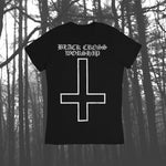 black cross worship cross t-shirt black