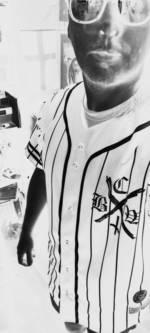 white coney island bcw furies warriors baseball jersey